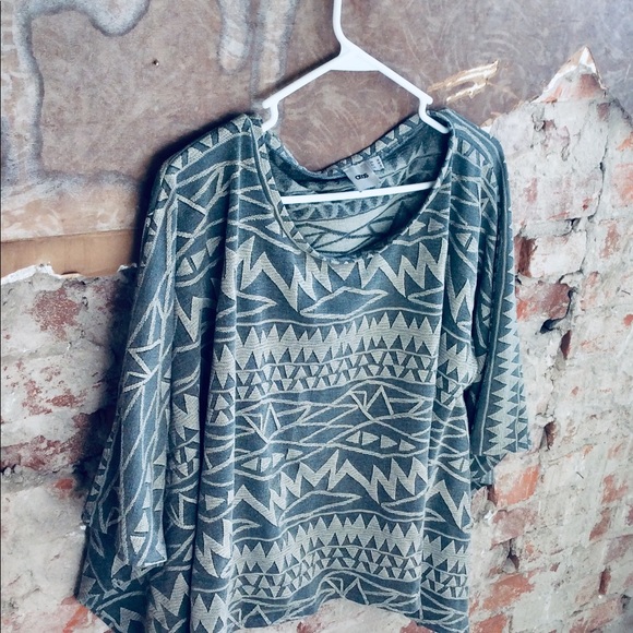 ASOS Tribal Print Top Size M - Picture 4 of 4